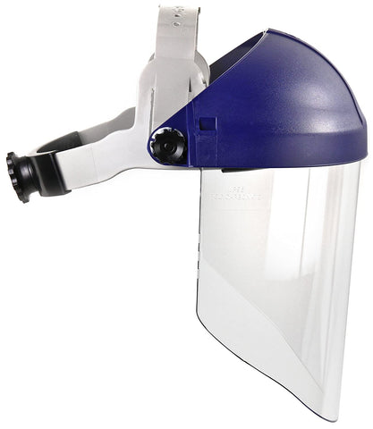 Image of 3M Ratchet Headgear H8A, Head and Face Protection with 3M Clear Polycarbonate Faceshield