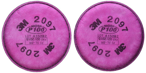 Image of 3M Particulate Filter 2097 P100, (2 Packs of 2)