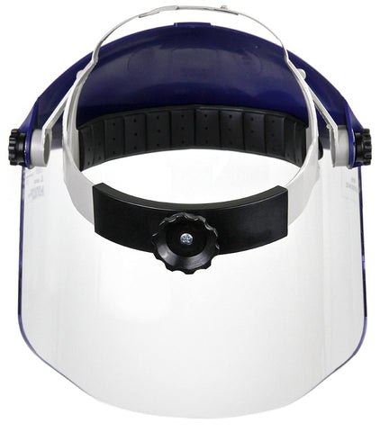 Image of 3M Ratchet Headgear H8A, Head and Face Protection with 3M Clear Polycarbonate Faceshield