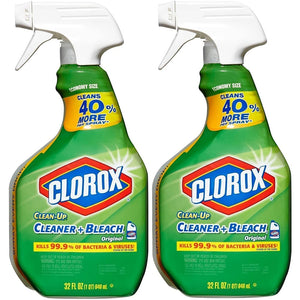 Clorox Clean-Up with Bleach 32 fl oz Trigger Spray Bottle (Pack of 2) - Household
