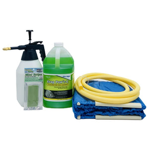 Complete Mini Split Cleaning Kit Featuring Nu-Calgon Evap Pow’r C Coil Cleaner & CleanAir Odour Treatment Tab - coil cleaners